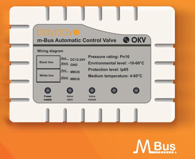 Baypayo M-Bus Uzaktan Kontrol Vanası OKV