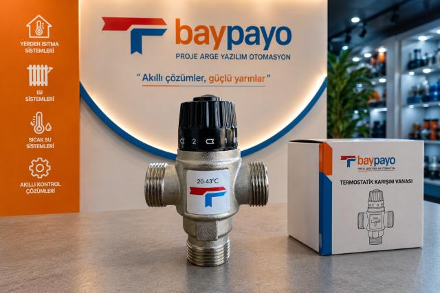 Baypayo Termostatik Karışım Vanası