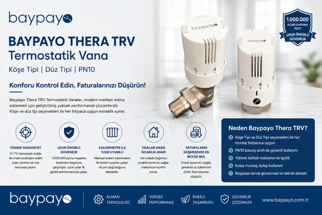 TRV Termostatik Radyatör Vanası