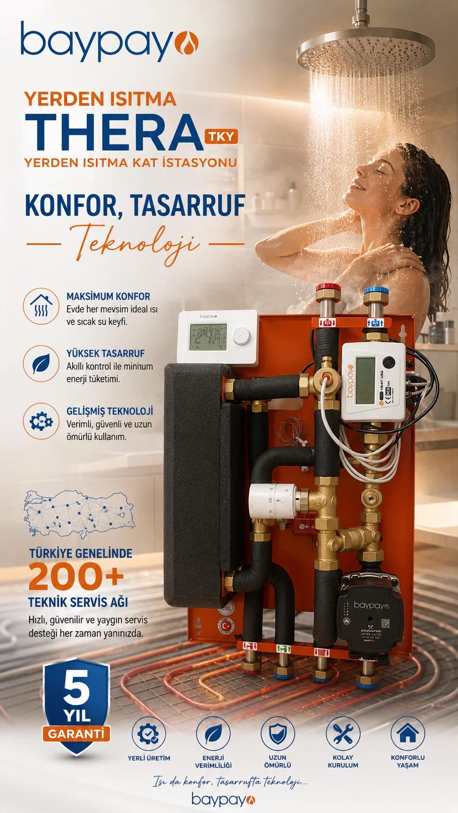 Kat istasyonu yerden ısıtma